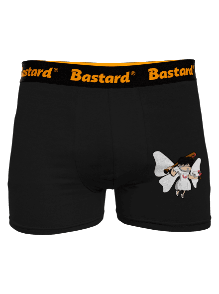 Zúbková víla boxerky Black