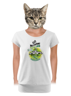 Rallysprint 2030 dámske tričko s lemom White