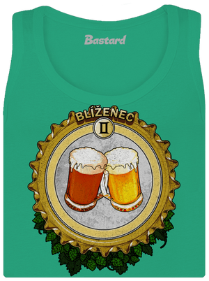 Pivný horoskop: Blíženec dámske tielko klasické Mint Mal