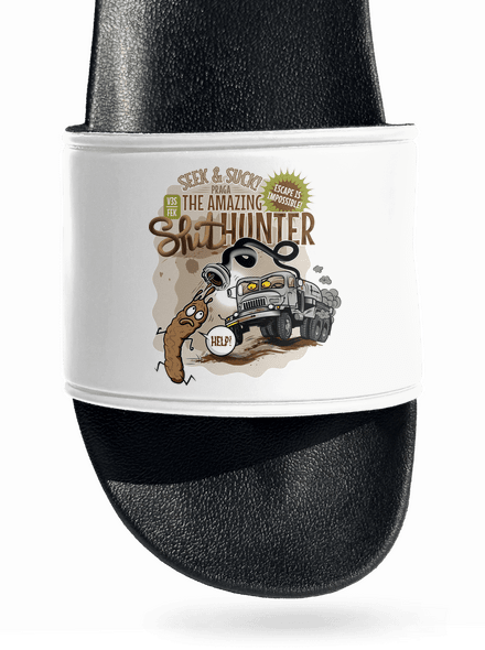 Shithunter šľapky White