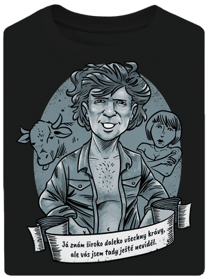 B14: Léto s kovbojem unisex tričko oversized Black