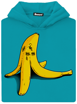 Banán zabijak detská mikina klokanka Hawaiian Blue