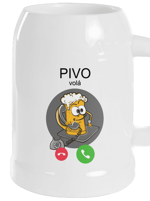 Pívo volá polliter White