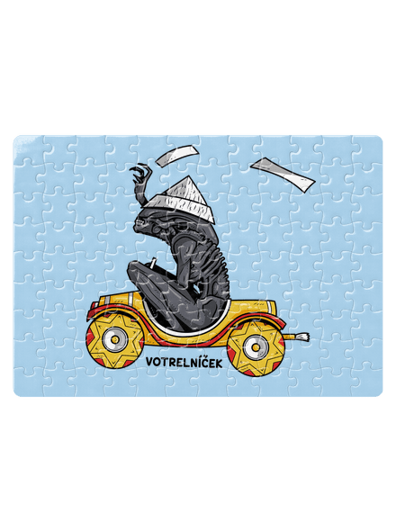 Votrelníček puzzle White