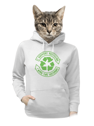 dámska mikina klokanka