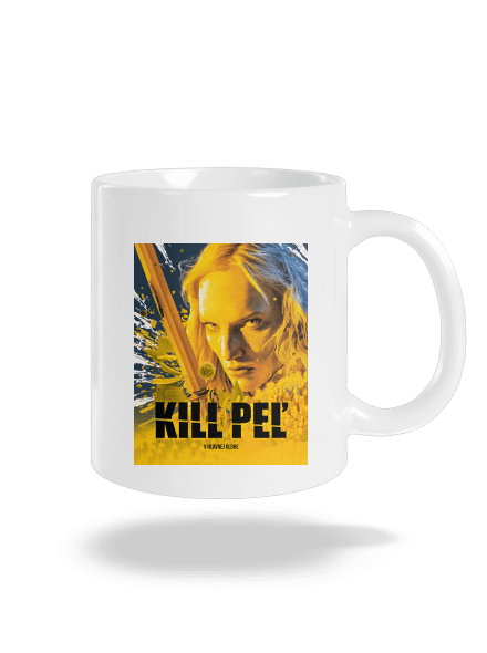 Kill Peľ klasický hrnček White