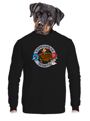 unisex mikina bez kapucne