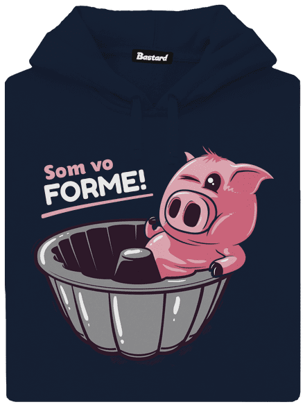 Vo forme pánska mikina klokanka Navy