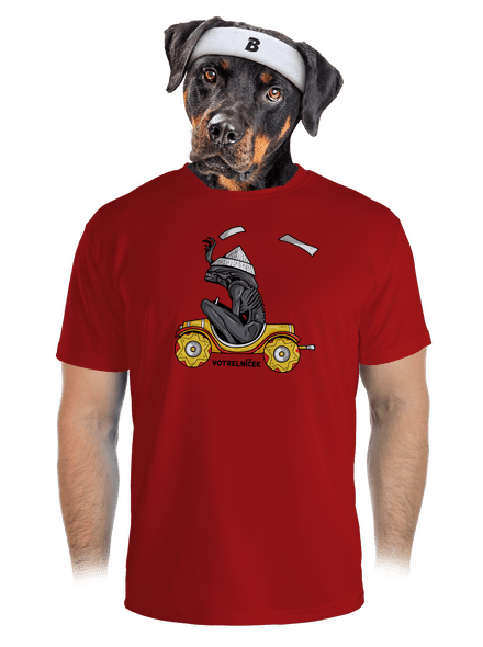 Votrelníček pánske športové tričko Red Mal