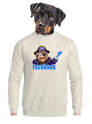 unisex mikina bez kapucne