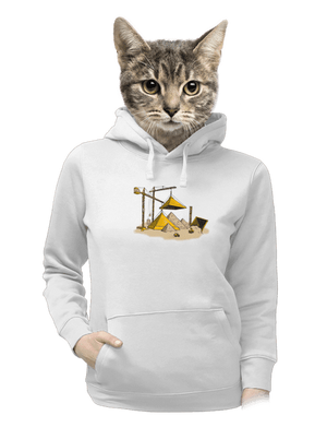 dámska mikina klokanka