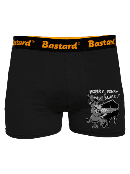 Honky donky blues boxerky Black