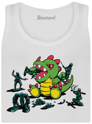 Hračky dámske tielko klasické White