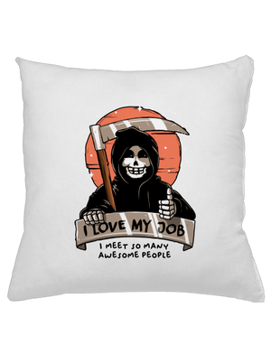 I love my job vankúš White