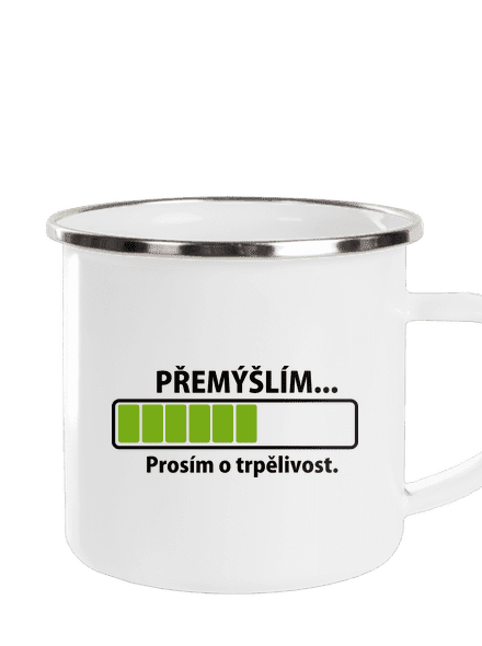 Premýšľam plecháčik White