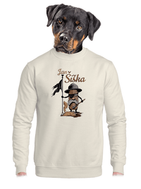 unisex mikina bez kapucne