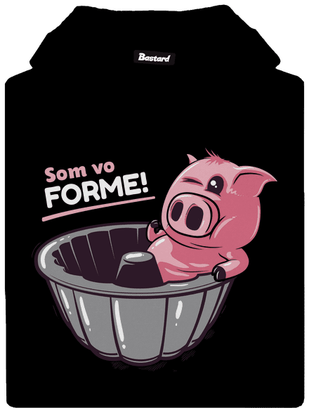 Vo forme pánska mikina klokanka Black