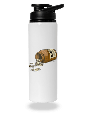 Music Pills flaša na vodu White