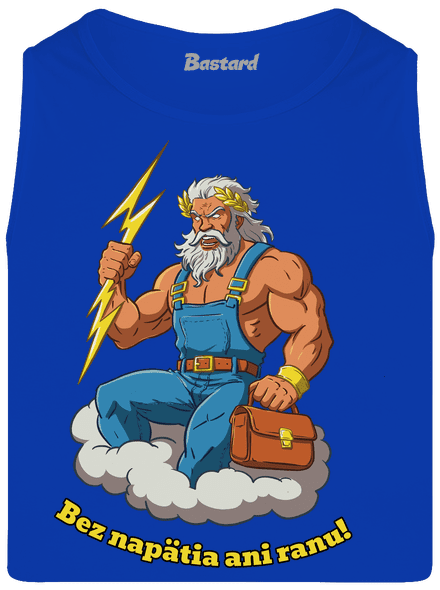 Bez napätia ani ranu pánske tielko Royal Blue