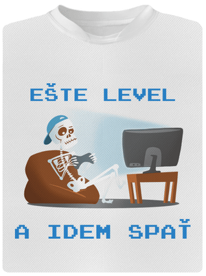 Ešte level pánske športové tričko White