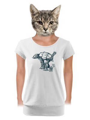 dámske tričko s lemom