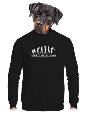 unisex mikina bez kapucne