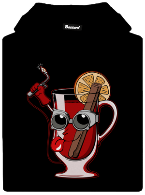 Zvarák dámska mikina klokanka Black