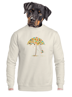 unisex mikina bez kapucne