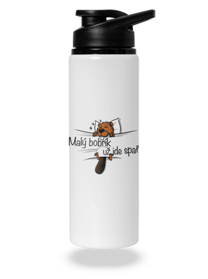 Malý bobrík flaša na vodu White