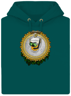 Pivný horoskop: Vodnár unisex mikina premium Emerald Green