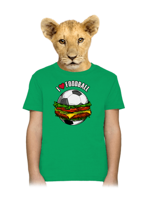Foodball detské tričko Kelly Green