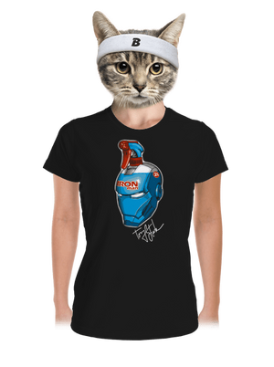 Čistič okien dámske športové tričko Black