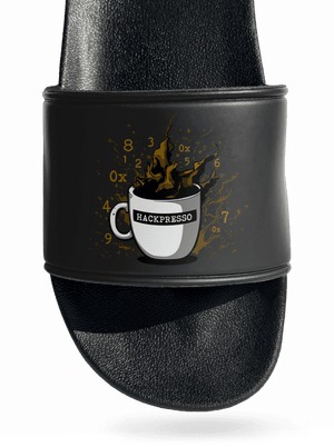 Hackpresso  šľapky Black