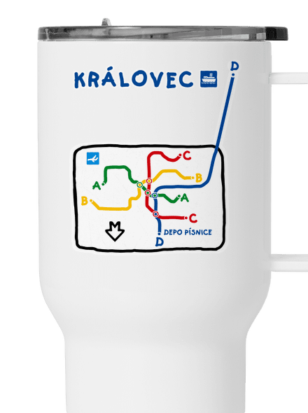Metro Královec termohrnček White