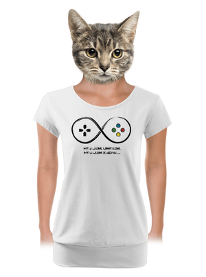 dámske tričko s lemom