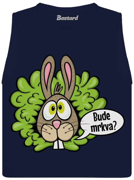 Vitamíny pre zajačikov dámske tielko voľné Navy