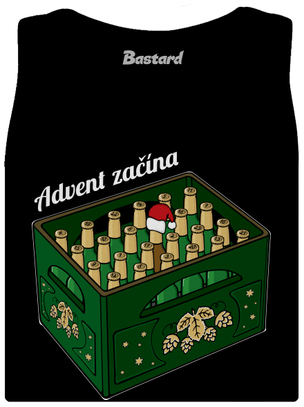 Advent začína dámske tielko klasické Black