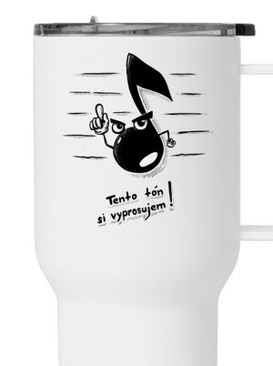 Tón termohrnček White