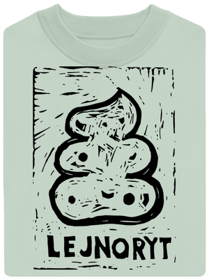 Lejnoryt unisex mikina bez kapucne Blush Mint