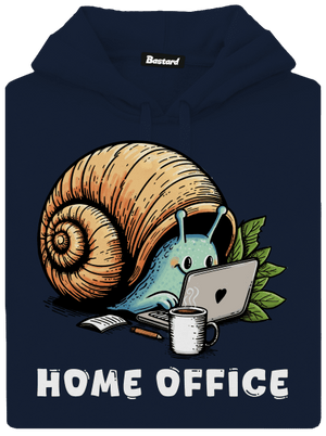 Slimákov home office pánska mikina klokanka Navy