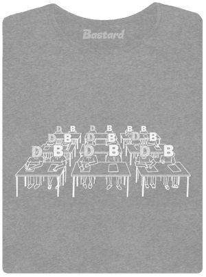 Cimrman: Debil, blbeček dámske tričko Dark Gray Melange