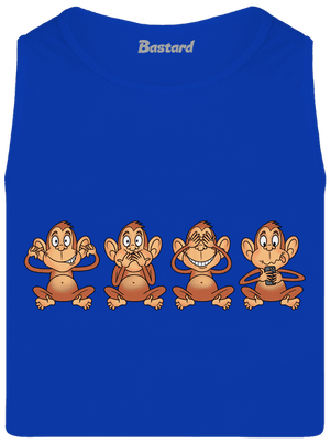 Opička s mobilom pánske tielko Royal Blue