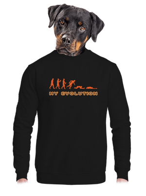 unisex mikina bez kapucne