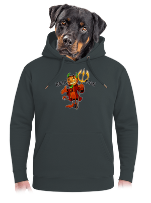 Helloween unisex mikina premium Charcoal