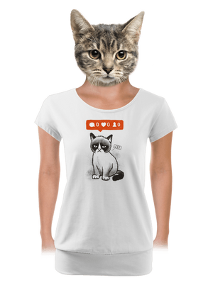 dámske tričko s lemom