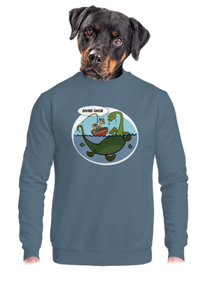 unisex mikina bez kapucne