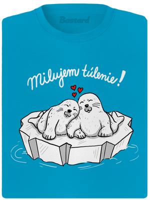 Milujem túlenie dámske športové tričko Blue Atol