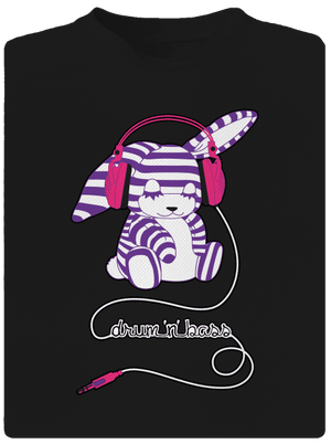 DNB detské športové tričko Black