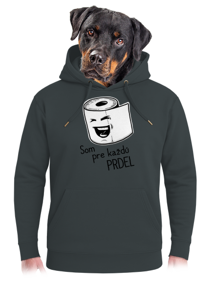 Prdel unisex mikina premium Charcoal