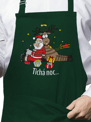 Tichá noc zástera Bottle Green